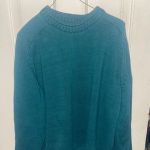 Vintage 90s Eddie Bauer Teal Sweater